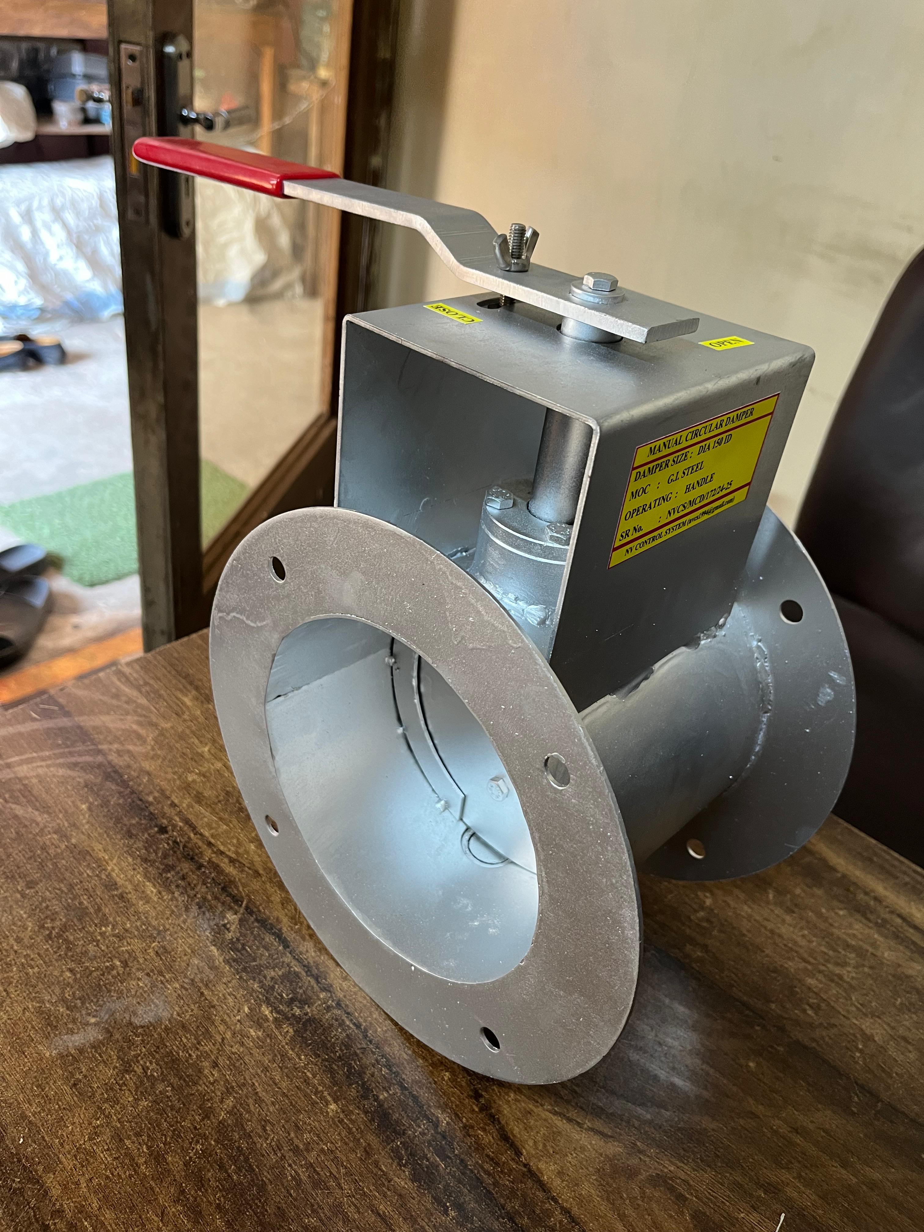 Manual-operated Circular Damper